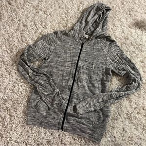 CALVIN KLEIN JEANS GREY KNITTED SWEATER COMFY LOUNGEWEAR HOODIE